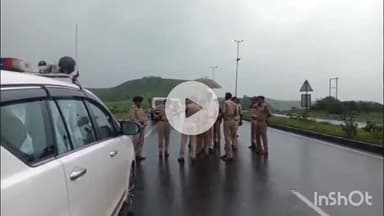 धार: पुलिस अधीक्षक पहुंचे लूट स्थल, दिए कड़े निर्देश