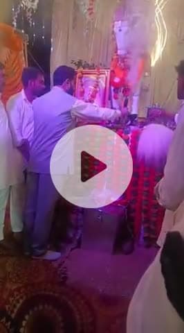 मूरला मे वीर तेजाजी की जयंती पर कपासन विधायक अर्जुन लाल जीनगर ने तेजाजी की पूजा अर्चना कर क्षेत्र की खुशहाली की कामना की