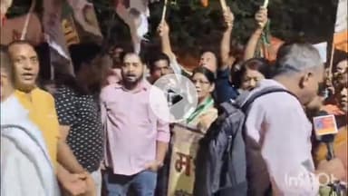 नवादा: नवादा में एनडीए द्वारा मसाल जुलूस निकाला गया, कल नवादा बंद रखने की लोगों से की गई अपील