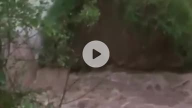 थानेसर: जिले के नेसी गांव में मारकण्डा नदी का तटबंध टूटा, ग्रामीणों में डर, आसपास के गांवों में अलर्ट जारी