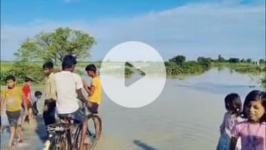 बीसलपुर: बरखेड़ा नवाबगंज रोड पर बाढ़ के पानी से आवागमन प्रभावित हुआ