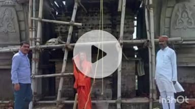 पुष्पराजगढ़: इमली खेरवा में मंदिर निर्माण कार्य का पुष्पराजगढ़ विधायक फुदेलाल सिंह ने किया निरीक्षण