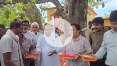 बीसलपुर: बीसलपुर इलाके के बाढ़ ग्रस्त क्षेत्रों में भाजपा विधायक और एडीएम ने बांटी राहत सामग्री