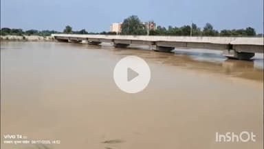 शाहजहांपुर: गर्रा का जलस्तर 147.550 मीटर, खतरे के निशान से 1.250 मीटर नीचे, दियुनी बैराज से गर्रा में 48,491 क्यूसेक पानी छोड़ा गया