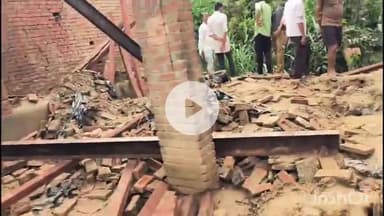 मुज़फ्फरनगर: ग्राम रोनी हरजीपुर में मकान गिरने से पूरा परिवार दबा, हादसे में 3 सदस्य गंभीर घायल, 2 पशुओं की हुई दर्दनाक मौत