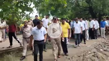 पलवल: DC डॉ. हरीश कुमार वशिष्ठ व SDM ज्योति ने पलवल जिले में यमुना के जलप्रभावित गांवों का दौरा किया