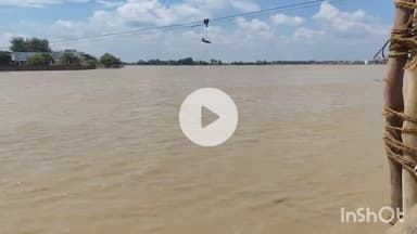 शाहजहांपुर: लगातार बारिश और बैराजों से छोड़ा गया लाखों क्यूसेक पानी, गंगा-रामगंगा-गर्रा का जलस्तर खतरे के करीब