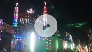 सिराथू: मिलादुन्नबी की पूर्व संध्या पर सिराथू में मुस्लिम इलाकों में सजाई गई मस्जिदें