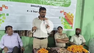 धौलपुर: विद्यार्थियों के लिए पढ़ाई के साथ खेल जरूरी, जिला परिषद सीईओ ने कहा