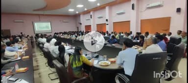 बेमेतरा: बेमेतरा में जिला स्तरीय अद्रभूमि सीमा निर्धारण पर आयोजित किया गया प्रशिक्षण कार्यक्रम