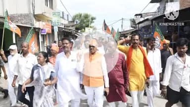 नरपतगंज: नरपतगंज में विधायक के नेतृत्व में एनडीए कार्यकर्ताओं ने कराया बाजार बंद