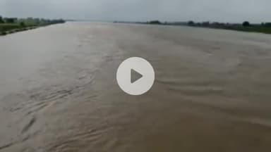 पलवल: पलवल में यमुना खतरे के निशान से नीचे, 12 से अधिक गांवों में घुसा पानी, घर खाली करने के आदेश