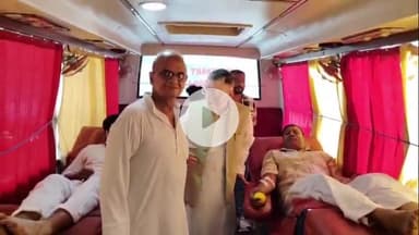 बरेली: अनंत श्री सुखराम जी ट्रस्ट द्वारा रक्तदान शिविर का आयोजन, झारखंड के राज्यपाल महामहिम संतोष गंगवार ने किया उद्घाटन