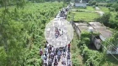 हरिद्वार: पथरी क्षेत्र में शांतिपूर्ण तरीके से निकाला गया बारा वफात का जुलूस, पुलिस ने ड्रोन कैमरे से की निगरानी