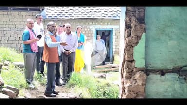 झंडूता: झंडूता के विधायक जीतराम कटवाल ने बरसात से हुए नुकसान वाले क्षेत्रों का किया दौरा