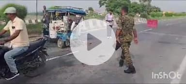 मांझा: छवही गिरी पेट्रोल पंप के पास अज्ञात वाहन की टक्कर से फल लदा ई-रिक्शा क्षतिग्रस्त, 2 घायल