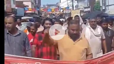 जगाधरी: नगर पालिका कर्मचारी संघ हरियाणा ने वादा खिलाफी को लेकर जगाधरी निगम कार्यालय पर किया प्रदर्शन