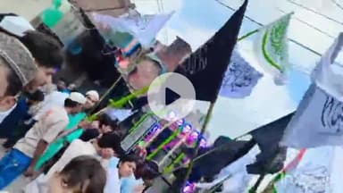 मैनपुरी: मैनपुरी में ईद मिलादुन्नबी के पर्व पर शहर में निकला जुलूस-ए-मोहम्मदी