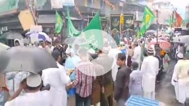 झालरापाटन: झालरापाटन में ईद मिलादुन्नबी का जश्न, हिंदू-मुस्लिम एकता की मिसाल, जुलूस में दोनों समुदायों ने दिखाया प्रेम और सद्भाव