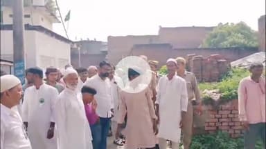 राजातालाब: वाराणसी के गौर गांव में बारावफात के मौके पर निकाला गया जुलूस