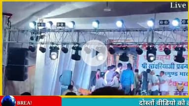 Sawriya seth जी के चलते प्रोग्राम में हुई लड़ाई। #sawriyaseth #viral #viwes100k♥️ #trending