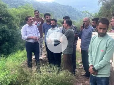 बद्दी: विधायक रामकुमार चौधरी ने बारिश प्रभावित क्षेत्रों का किया दौरा