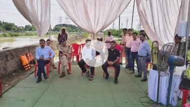 सिंगरौली: कलेक्टर एवं एसपी ने श्री गणेश प्रतिमा विसर्जन स्थलों का निरीक्षण किया, सीसीटीवी कैमरे से रखी जा रही है नज़र