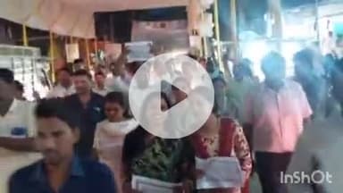 अरवल: अरवल में कार्यपालक सहायकों ने अपनी मांगों को लेकर कैंडल मार्च का आयोजन किया