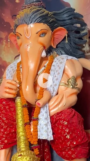 नर्मदापुर म के आकर्षक बजरंगी गणेश महाराज पुरानी सब्जी मंडी #viral video #trending वीडियो short #होशंगाबाद के राजा गणेश #viralvideo