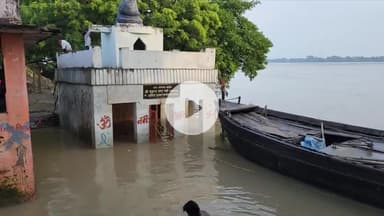 भदोही: भदोही में गंगा का जलस्तर लगातार बढ़ रहा है, फिलहाल खतरे से नीचे