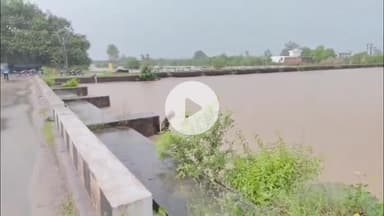 थानेसर: जलबेड़ा गांव के पास मारकण्डा नदी की टूटी दीवार बनी खतरा, आसपास के गांवों में डर का माहौल