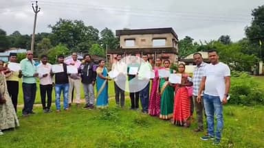 कोलेबिरा: कोलेबिरा प्रखंड बरसलोया पंचायत कांग्रेस कमेटी को नियुक्ति पत्र