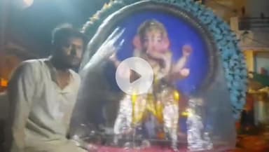 अजयगढ़: भक्तों ने भाव-विभोर होकर किया भगवान गजानन का जलविहार, 'गणपति बप्पा मोरिया' के उद्घोष से गूंजा