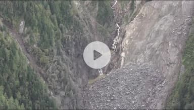 जोशियाड़ा: तेलगाड में बनीं दो नई झीलों ने बढ़ाई चिंता, सेना के ड्रोन से तेलगाड के मुहाने के पास झीलों का हुआ खुलासा