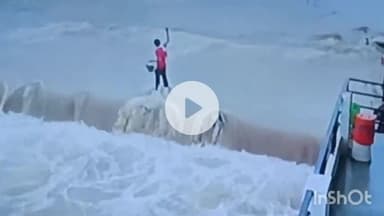 गंधवानी: गंधर्व नदी पुल पर तेज बहाव, पुलिस ने की बैरिकेडिंग, नशे में एक व्यक्ति बहा, तैरकर बचाई जान