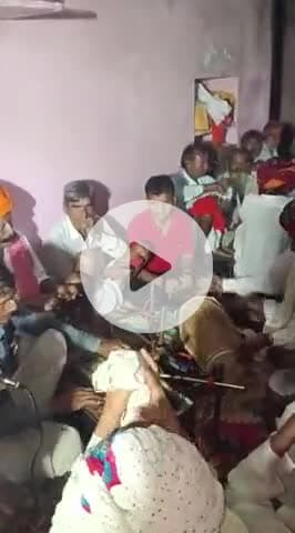 नरसिंह द्वारा खाखी जी का खेड़ा में कल्याणपुरा के सरपंच पति व ग्रामवासियों एवं खाखी जी का खेड़ा द्वारा तेजा गायन किया गया