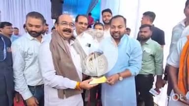 बेमेतरा: बेमेतरा के कृषि उपज मंडी परिसर में शिक्षक सम्मान समारोह में प्रदेश के उपमुख्यमंत्री अरुण साव शामिल हुए