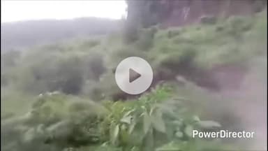 नौहरा: नौहराधार की चोकर पंचायत में न बारिश हुई, न फटा बादल, फिर भी पहाड़ दरका, वीडियो हुआ वायरल