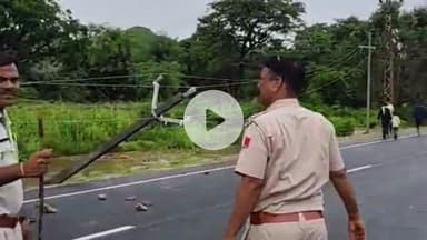 गढ़बोर: चारभुजा में भारी बारिश का कहर, नेशनल हाईवे 162-ई टूटा, आवाजाही ठप्प