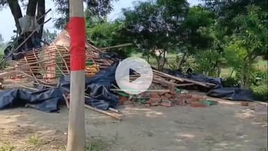 नौगावां सादात: मंदिर तोड़कर धार्मिक भावनाओं को आहत करने वाले लोगों के खिलाफ हिंदू संगठनों में आक्रोश