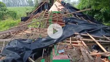 नौगावां सादात: मंदिर तोड़कर धार्मिक भावनाओं को आहत करने वाले असामाजिक तत्वों के खिलाफ हिंदू संगठनों में आक्रोश