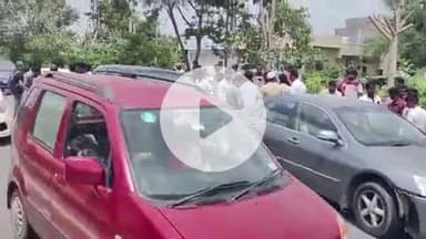 జడ్చర్ల: రాజాపూర్ మండల కేంద్రంలో రోడ్డు ప్రమాదం.. నాలుగు కార్లు ఢీ