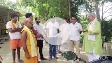 नावकोठी: कमलपुर के महाकाल धाम मंदिर में आम आदमी पार्टी के प्रतिनिधिमंडल का दौरा, घटना को बताया दुखद