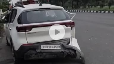 थानेसर: पिपली के पास NH-44 पर दो कारों की टक्कर, एक कार दूसरी साइड में पहुंची, 4 घायल