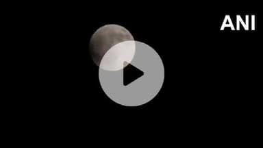 Chennai, Tamil Nadu | The partial phase of the Total #LunarEclipse begins