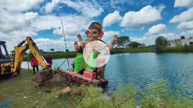 सागर नगर: गणपति बप्पा मोरिया के जयकारों के साथ भक्तों ने दी बप्पा को विदाई, रविवार सुबह तक होता रहा विसर्जन