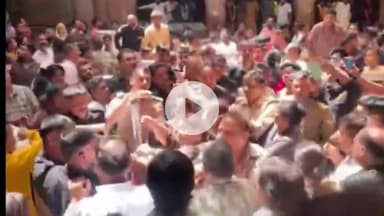 मथुरा: वृंदावन: प्रसिद्ध बांके बिहारी मंदिर में श्रद्धालुओं और निजी सुरक्षा कर्मियों के बीच हुई मारपीट