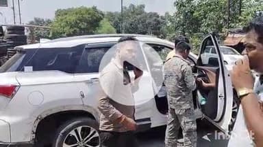 पतरातू: बरकाकाना स्टेशन फोरलेन पर टाटा नेक्सन ने एसयूवी को मारी टक्कर, सभी लोग सुरक्षित