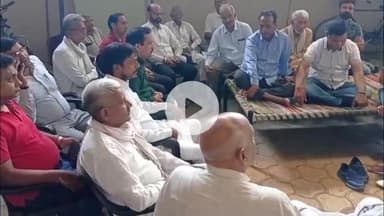 थानेसर: कुरुक्षेत्र: सेन धर्मशाला में हरियाणा सरकार के चेयरमैन यशपाल ठाकुर ने समाज के पदाधिकारियों की बैठक ली