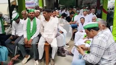 रूड़की: रुड़की तहसील में उत्तराखंड किसान मोर्चा का धरना प्रदर्शन जारी, ज्वालापुर विधायक ने समर्थन का दिया आश्वासन